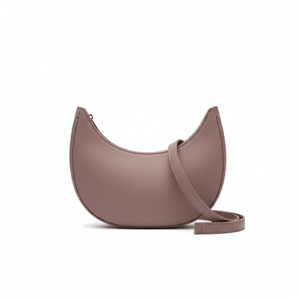 Minimalist Gather Bag – Dusty Mauve – Hero