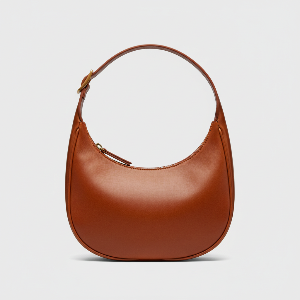Refined Curve in Burnt Sienna – Hero view