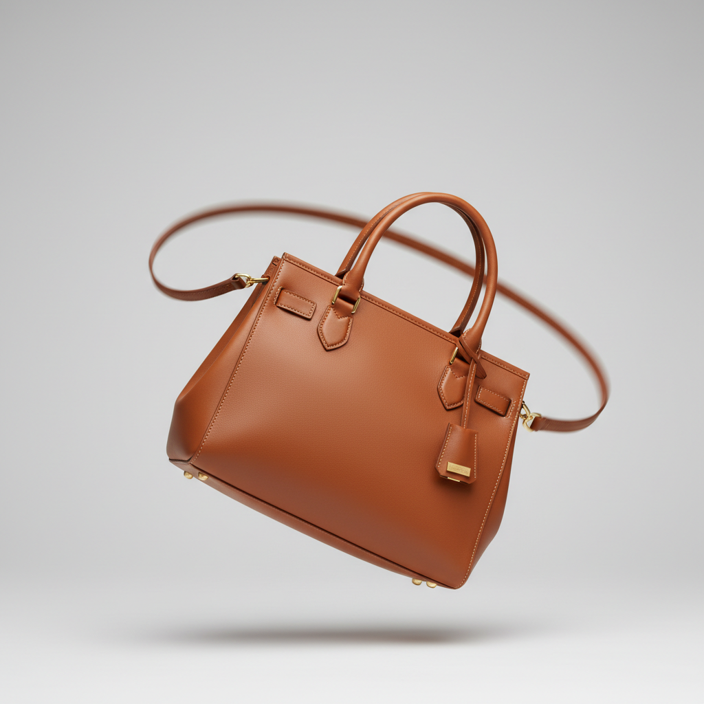 Elegant Motion luxury handbag in Burnt Sienna – hero view