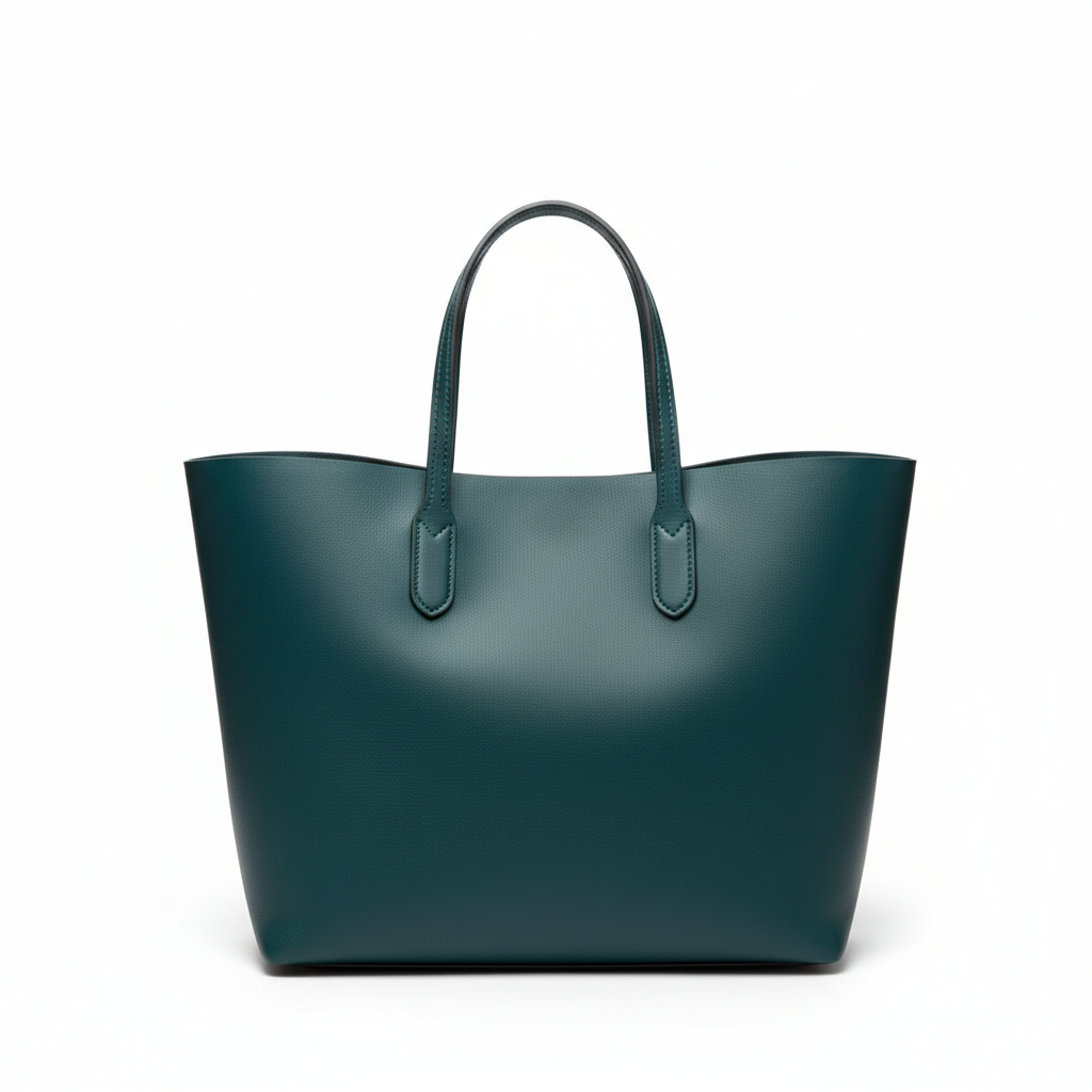 Everyday Shopper Tote – Ocean Teal – Front View