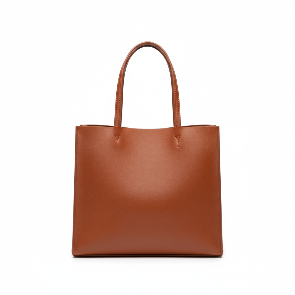 Urban Stylish Tote – Terracotta Rust – Front View