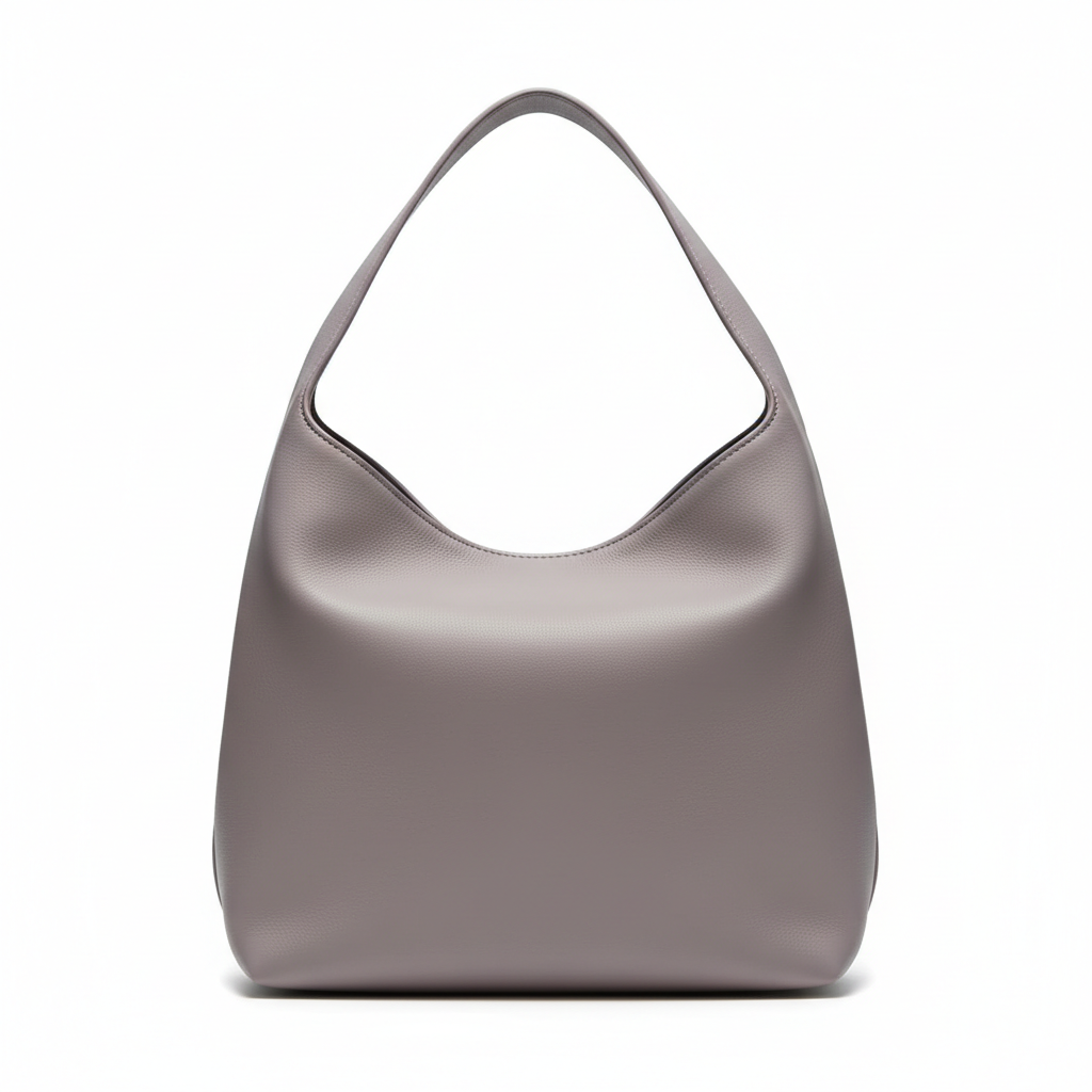 Smooth Flow Hobo Bag – Lavender Grey – Front View