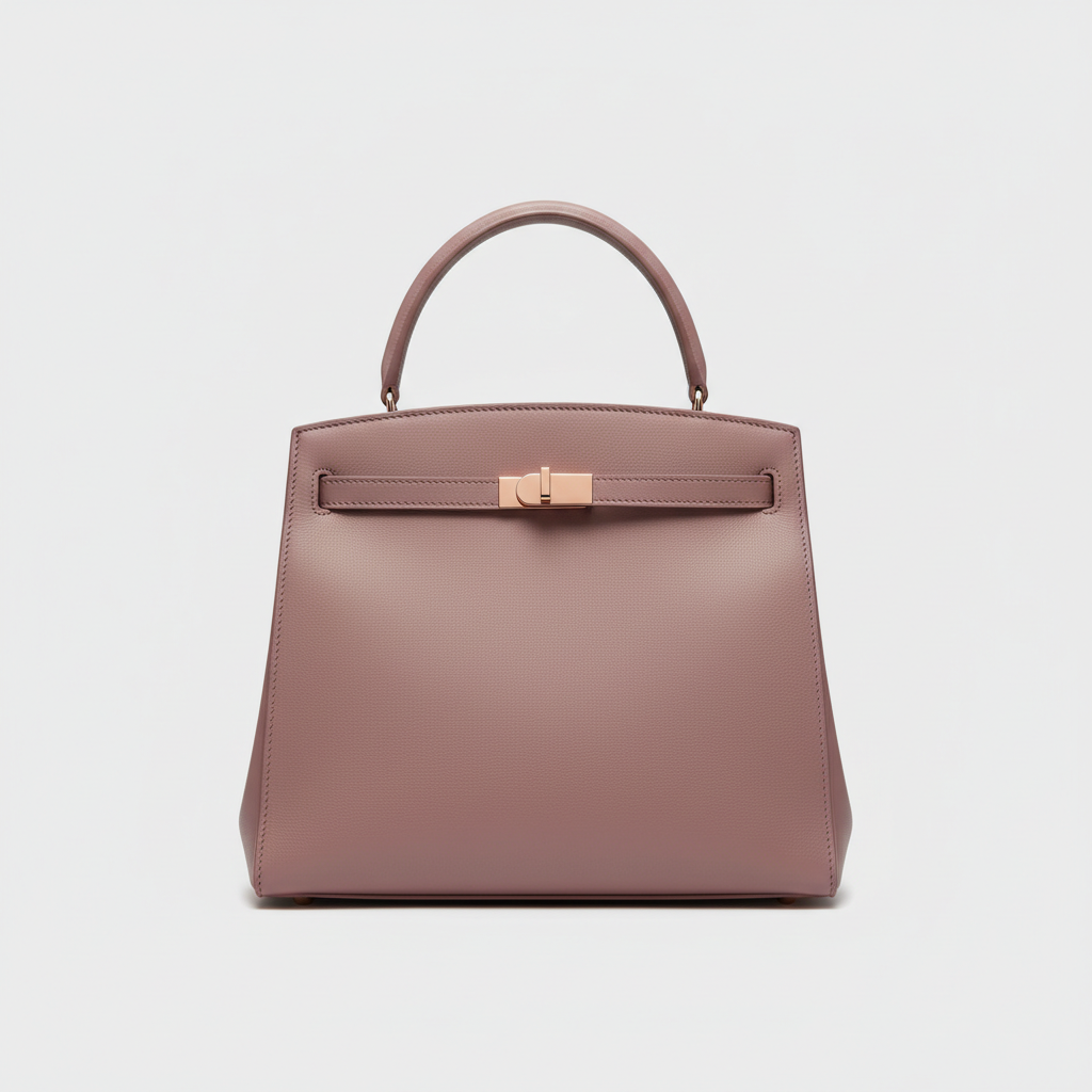 Modern Aura luxury handbag in Rose Mauve – hero view