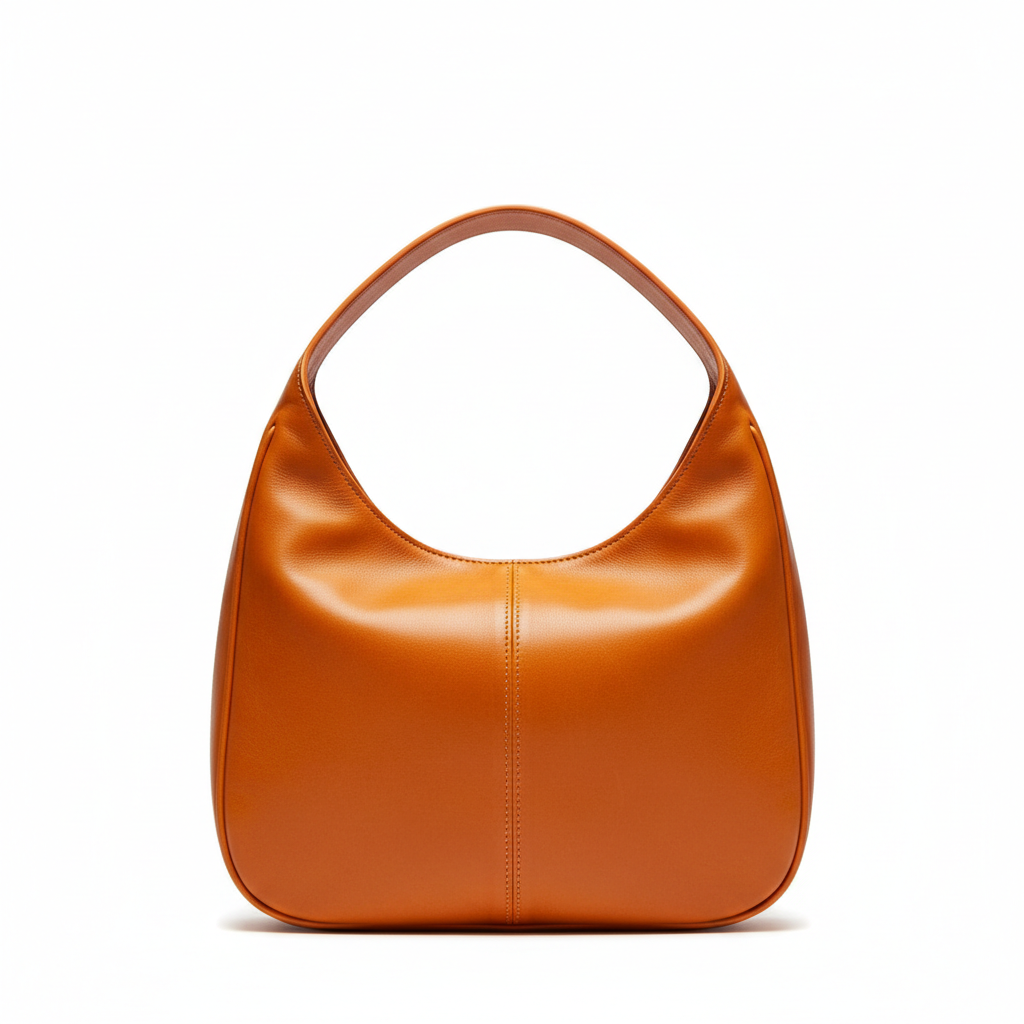 Crescent Hobo Bag – Sunset Orange – Hero