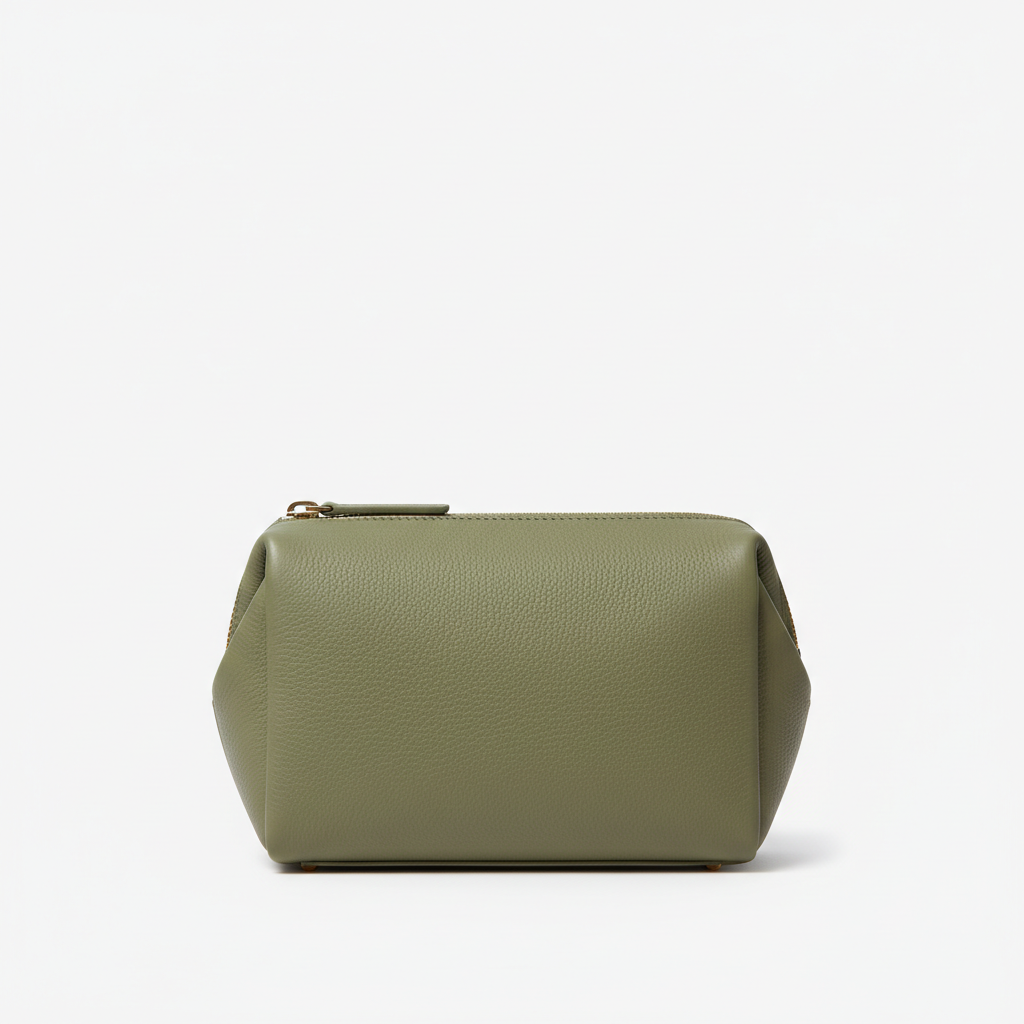 Modern Pouch Bag – Sage Green – Front View