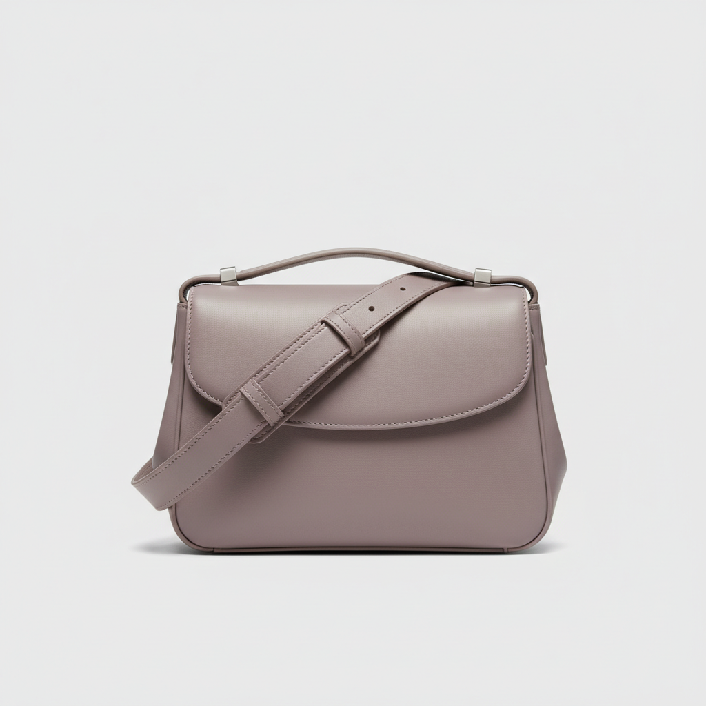 Luxe Harmony luxury shoulder bag in Lavender Grey - hero view