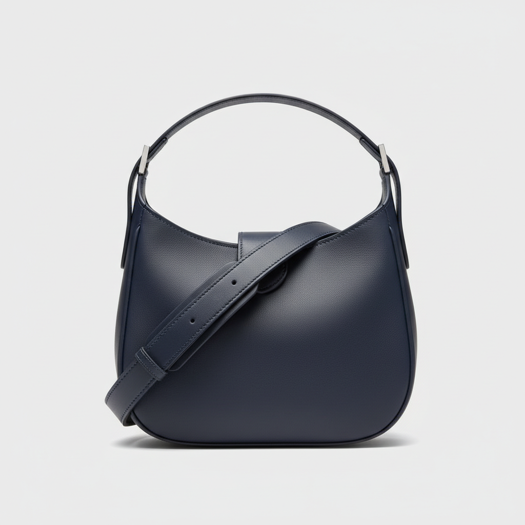 Luxe Harmony luxury shoulder bag in Midnight Indigo – hero view