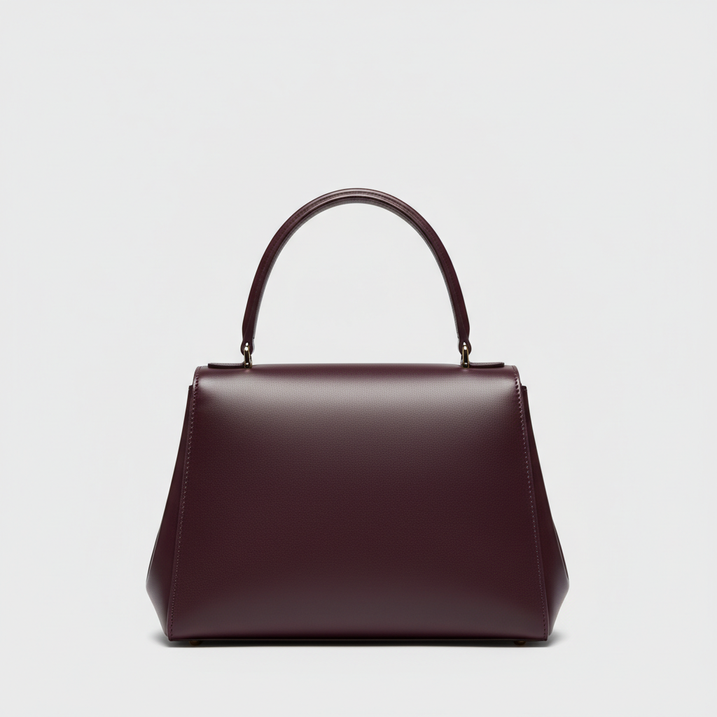 Modern Bloom in Deep Plum – Front view