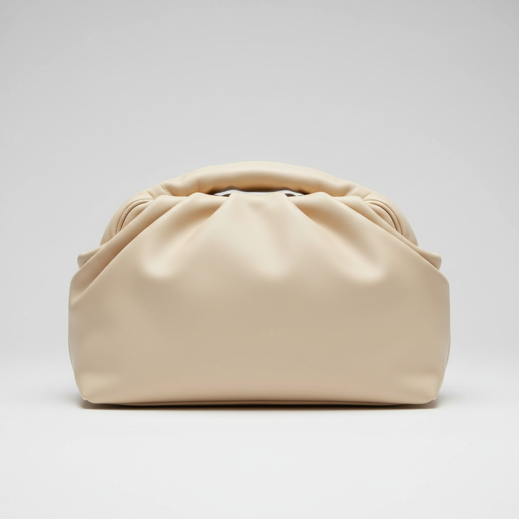 City Sleek Bag in Champagne Cream – Front view