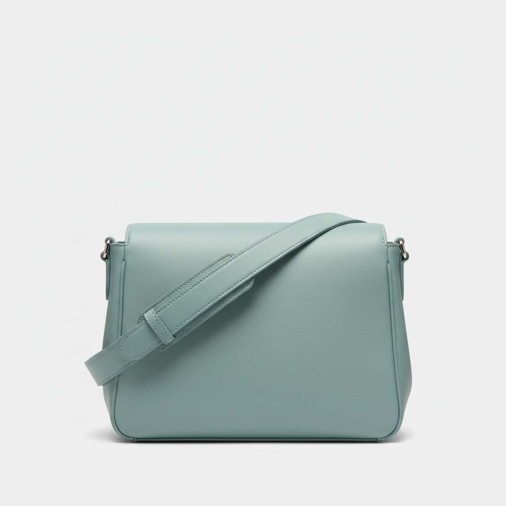 Luxe Harmony luxury shoulder bag in Aqua Mist - hero view