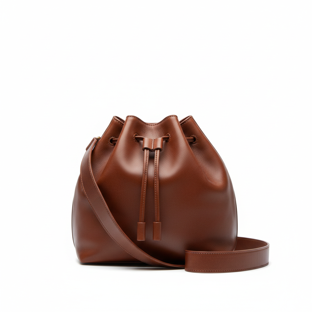 Soft Bucket Bag – Cinnamon Bronze – Hero