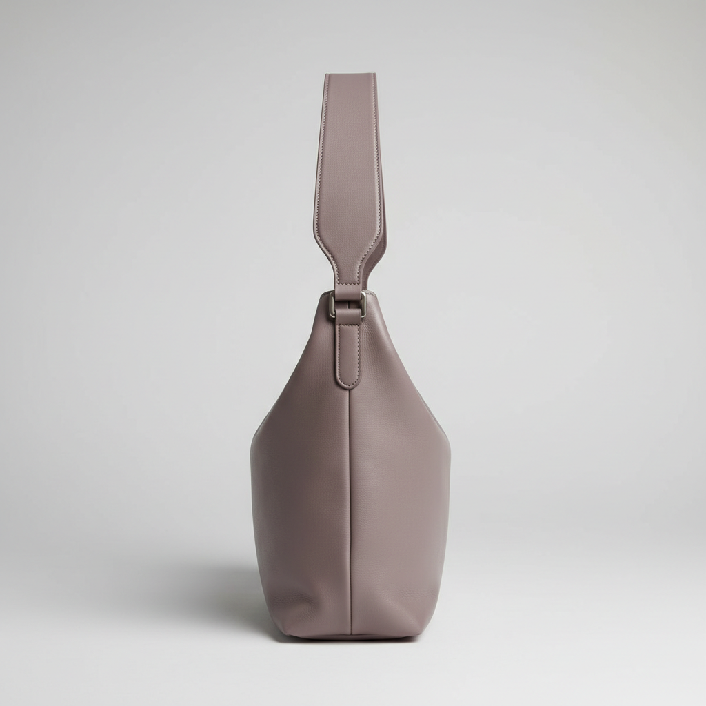 Daily Essentials Bag in Lavender Grey – Side view