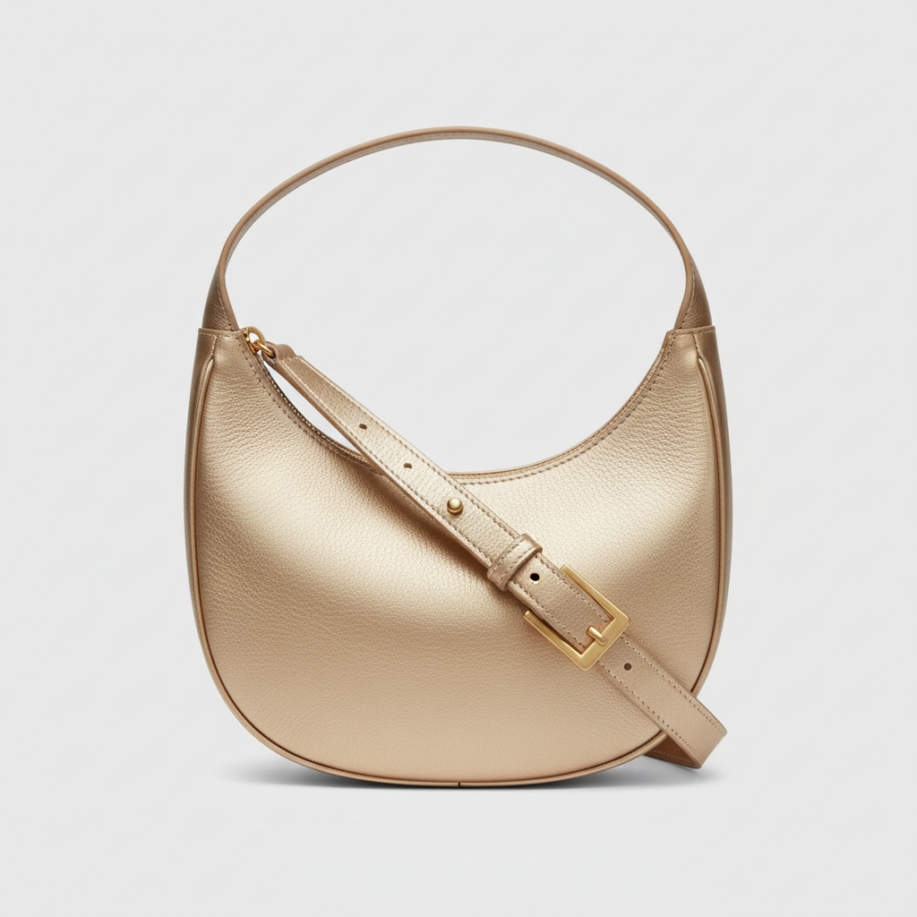 Refined Curve in Champagne Gold – Front view