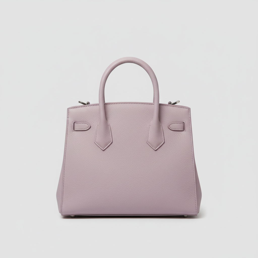 Refined Aura premium handbag in Soft Lilac - front view