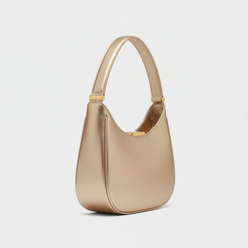 Refined Curve in Champagne Gold – Side view
