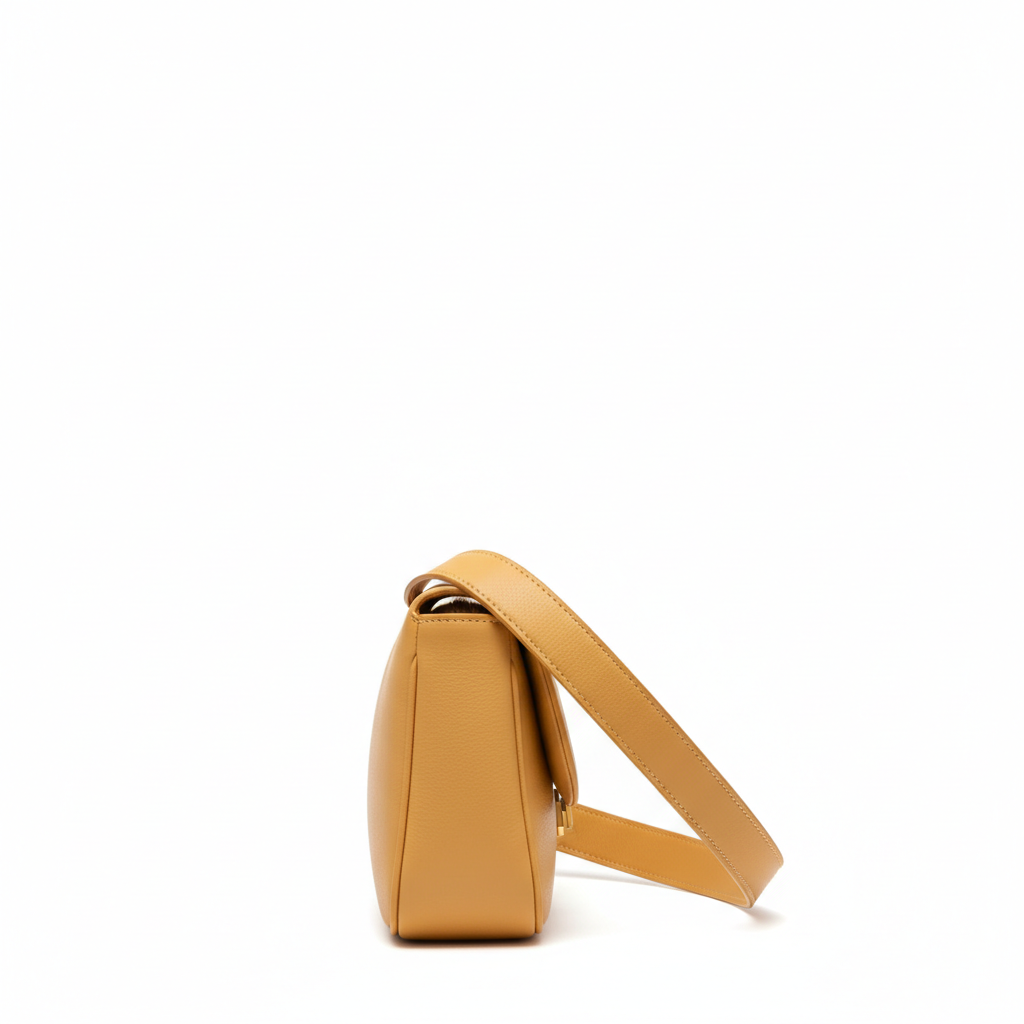 Daily Essentials Bag – Butter Yellow – Side View