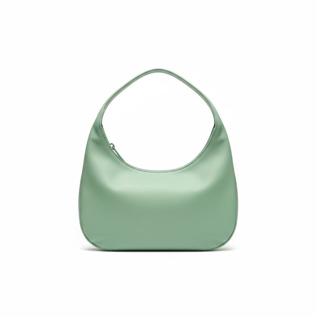 Crescent Hobo Bag – Mint Green – Hero