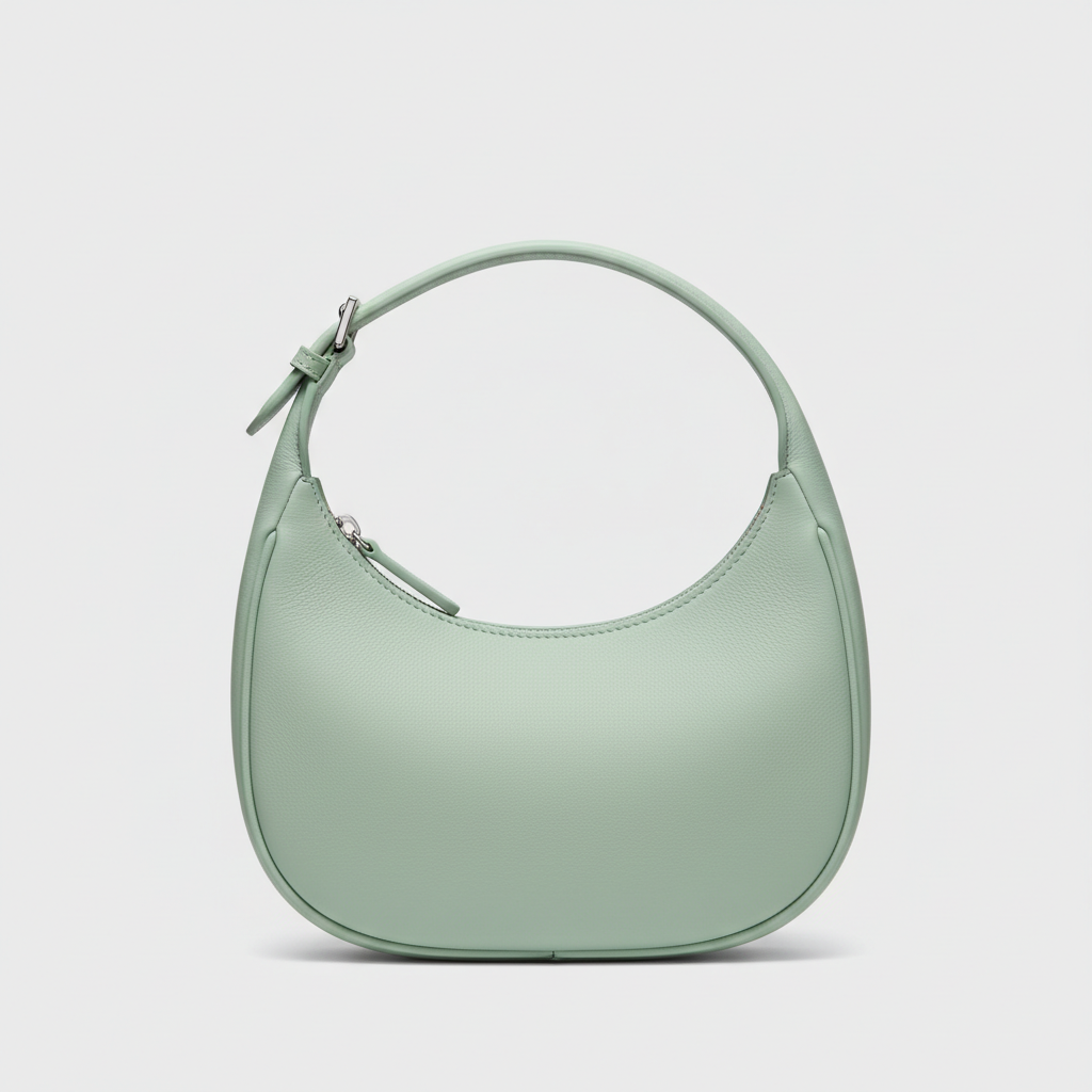Refined Curve in Mint Green – Front view