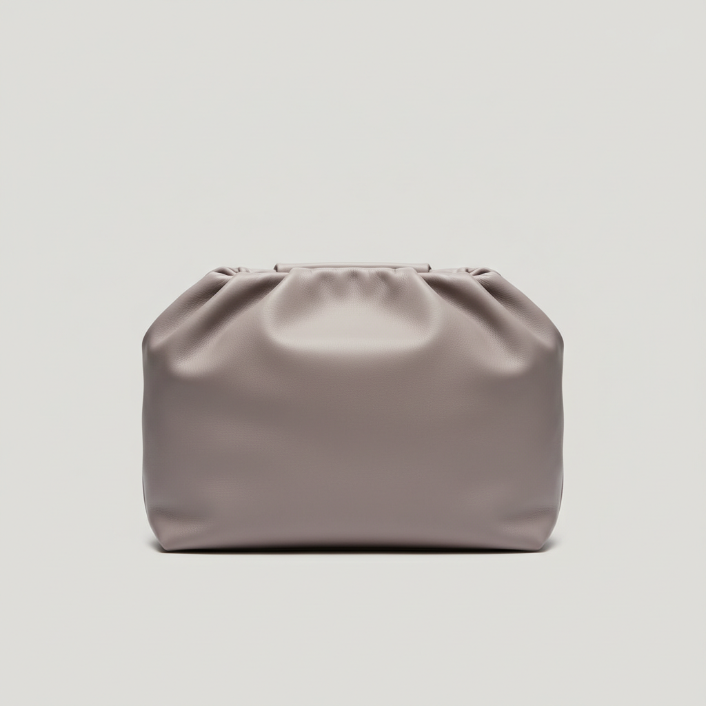 City Sleek Bag gathered tote in Lavender Grey – hero view